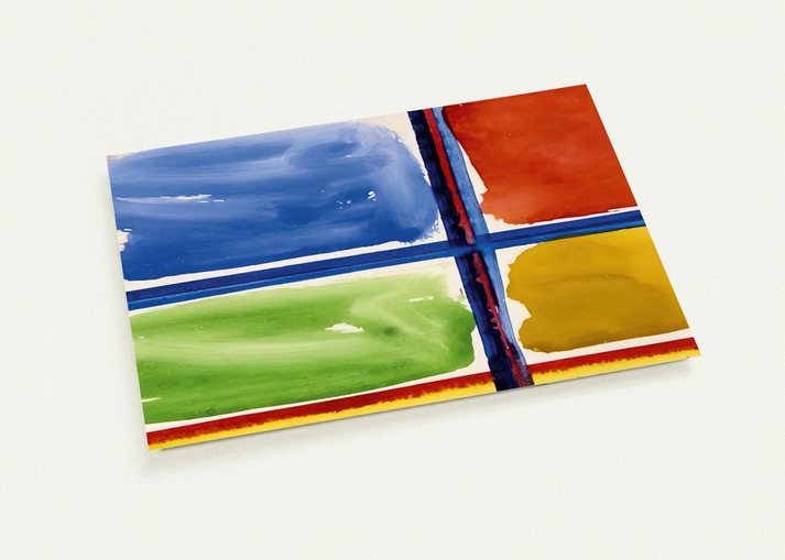 FENSTERKREUZ II 1966 By BLINKY PALERMO Pack of 10 Post Cards | BLINKY PALERMO Post Cards | A6 (10.5 x 14.8 cm) - 4.1 x 5.8 inches