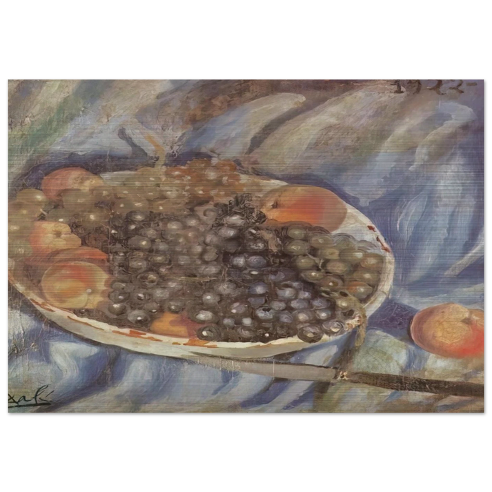 STILL LIFE 2 - Salvador Dali Brushed Aluminum Print - 70x100 cm / 28x40 inches | Salvador Dali Aluminum Print | Salvador Dali Prints