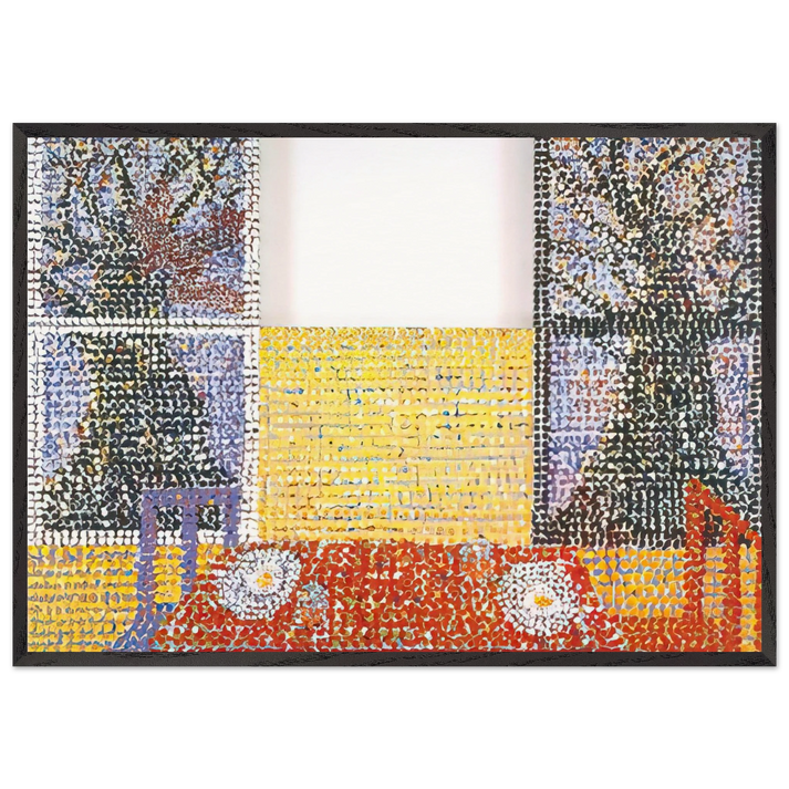 Table - 2001 - Jennifer Bartlett 70x100 cm / 28x40 inches Framed Art Print – Black Wooden Frame