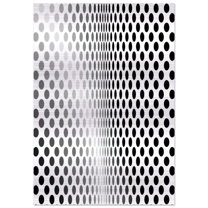 LOSS 1964 - Bridget Riley Brushed Aluminum Print - 70x100 cm / 28x40 inches | Bridget Riley Aluminum Print | Bridget Riley Prints