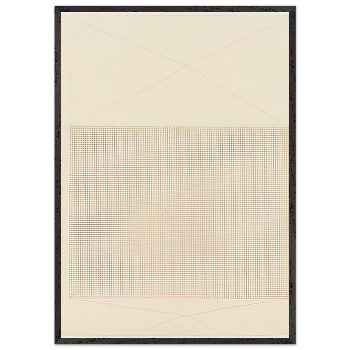 Untitled 7315 - 1973 - Gego 70x100 cm / 28x40 inches Framed Art Print – Black Wooden Frame