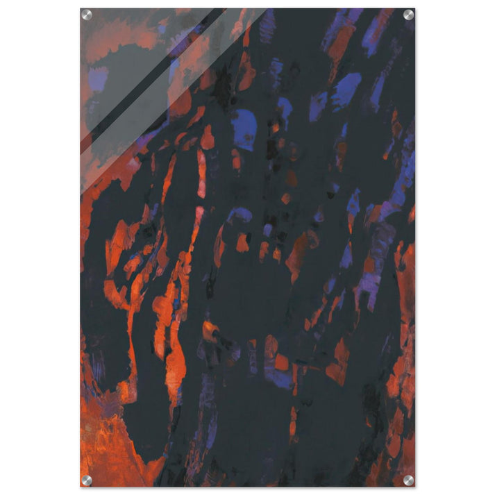 Tumulte - 1961 - Alfred Manessier Acrylic Print - 70x100 cm / 28x40″ inches | Alfred Manessier Wall Art | Alfred Manessier Prints