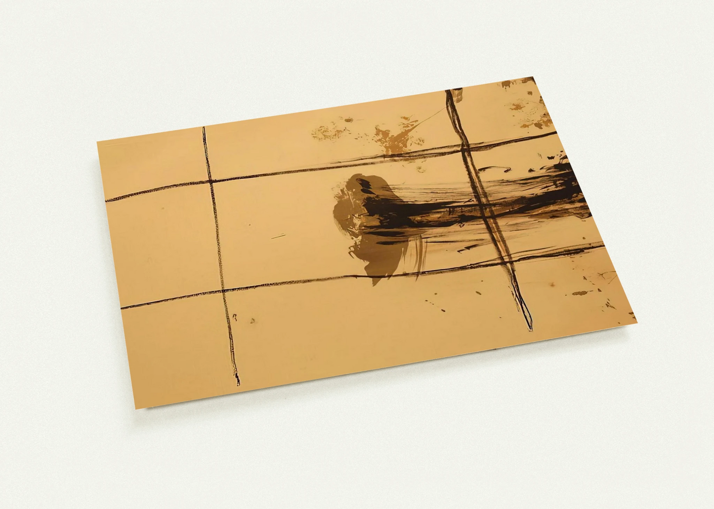 CARR S 1967 By Antoni Tapies Pack of 10 Post Cards | Antoni Tapies Post Cards | A6 (10.5 x 14.8 cm) - 4.1 x 5.8 inches