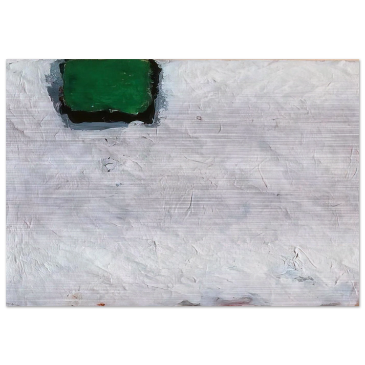 Untitled - 1959 - Robert Ryman Brushed Aluminum Print - 70x100 cm / 28x40 inches | Robert Ryman Aluminum Print | Robert Ryman Prints