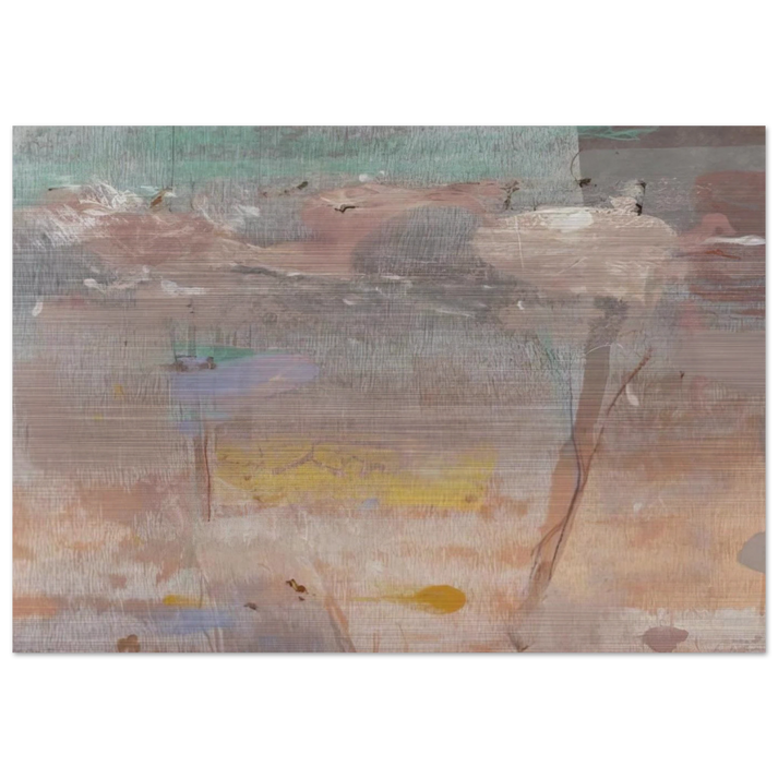 Monotype I - 1981 - Helen Frankenthaler Brushed Aluminum Print - 70x100 cm / 28x40 inches | Helen Frankenthaler Aluminum Print | Helen Frankenthaler Prints