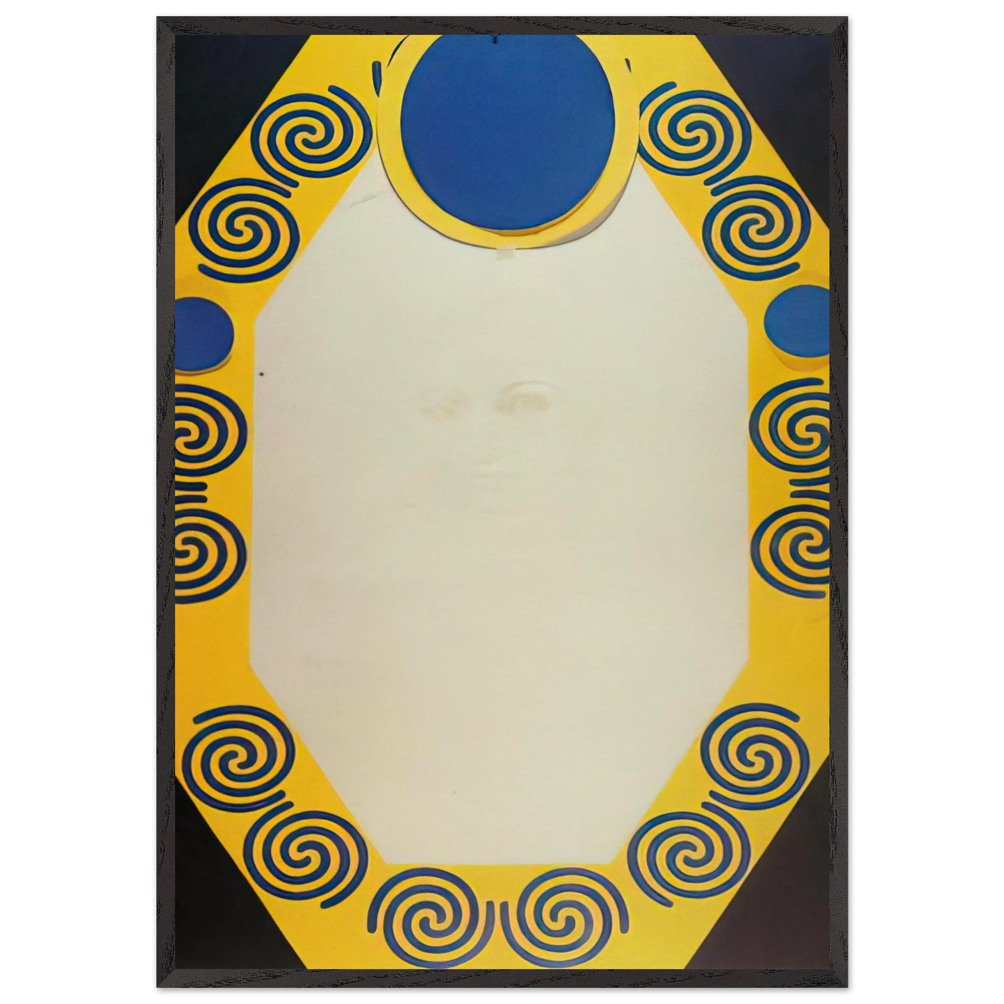 PHOSPHENE - Salvador Dali 70x100 cm / 28x40 inches Framed Art Print – Black Wooden Frame