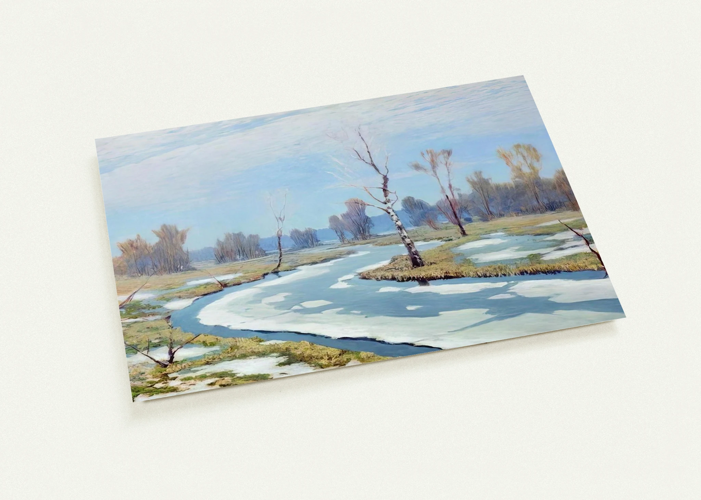 Early spring By Arkhyp Kuindzhi Pack of 10 Post Cards | Arkhyp Kuindzhi Post Cards | A6 (10.5 x 14.8 cm) - 4.1 x 5.8 inches