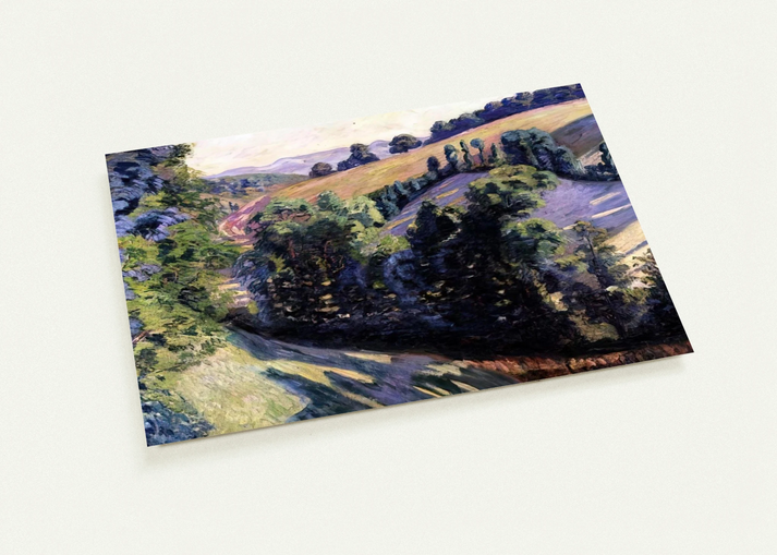 Landscape at Pontgibaud By Armand Guillaumin Pack of 10 Post Cards | Armand Guillaumin Post Cards | A6 (10.5 x 14.8 cm) - 4.1 x 5.8 inches