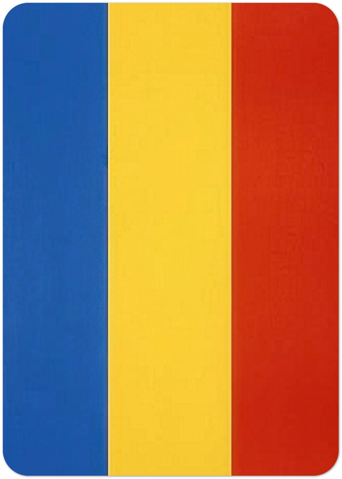 Blue Yellow Red By Ellsworth Kelly Pack of 10 Post Cards | Ellsworth Kelly Post Cards | A6 (10.5 x 14.8 cm) - 4.1 x 5.8 inches