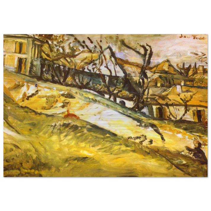 LANDSCAPE 1 - Chaim Soutine Brushed Aluminum Print - 70x100 cm / 28x40 inches | Chaim Soutine Aluminum Print | Chaim Soutine Prints