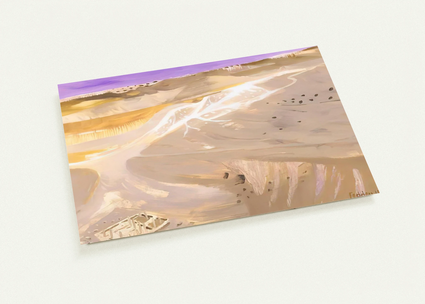 Desert - 1989 By Mary Fedden Pack of 10 Post Cards | Mary Fedden Post Cards | A6 (10.5 x 14.8 cm) - 4.1 x 5.8 inches