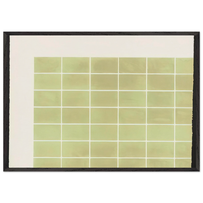 Zapruder Green - 1968 - Mark Lancaster 70x100 cm / 28x40 inches Framed Art Print – Black Wooden Frame