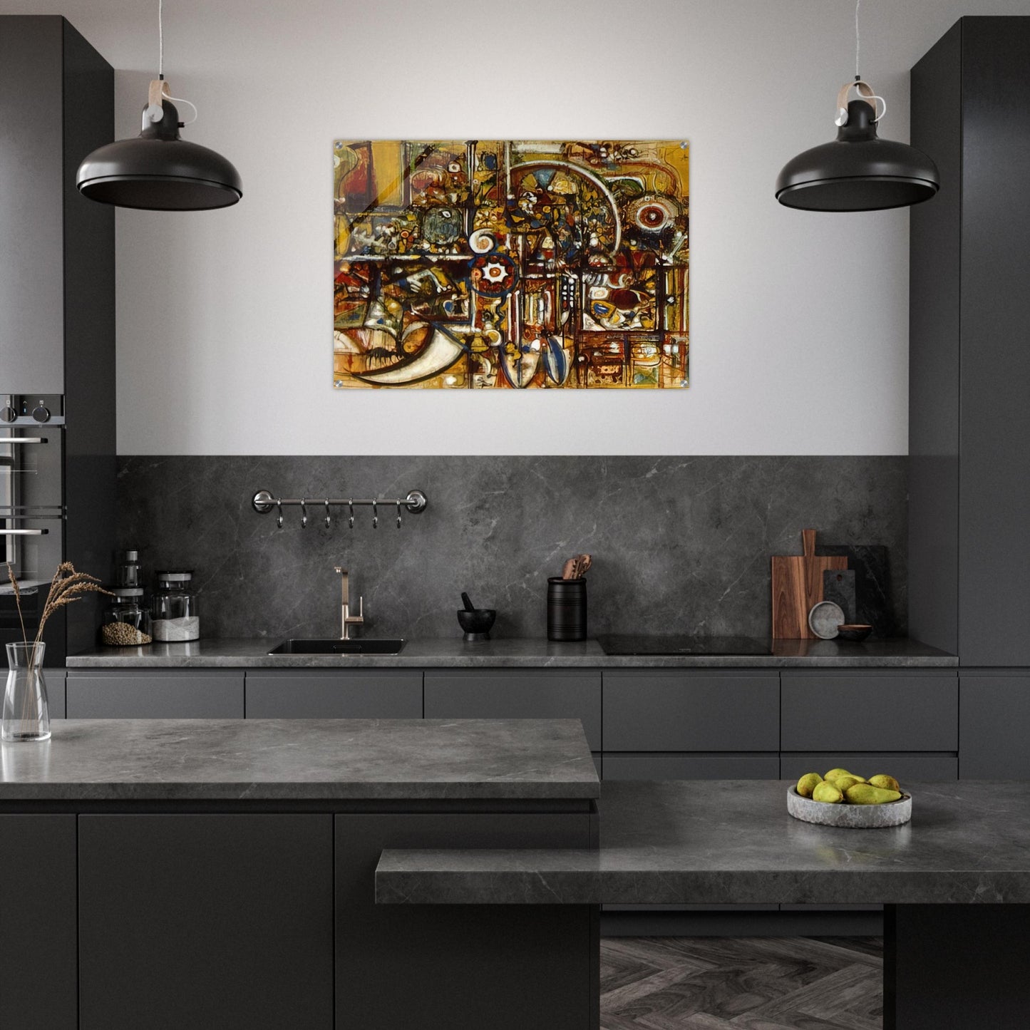 Opaque Harmony - Richard Pousette-Dart Acrylic Print - 70x100 cm / 28x40″ inches
