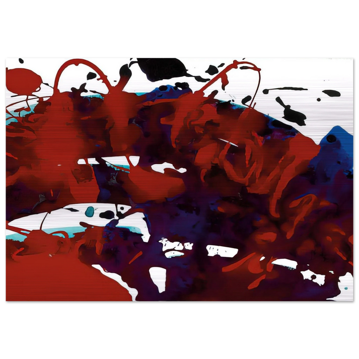 Untitled SFP94-11 sff 1694 - Sam Francis Brushed Aluminum Print - 70x100 cm / 28x40 inches | Sam Francis Aluminum Print | Sam Francis Prints