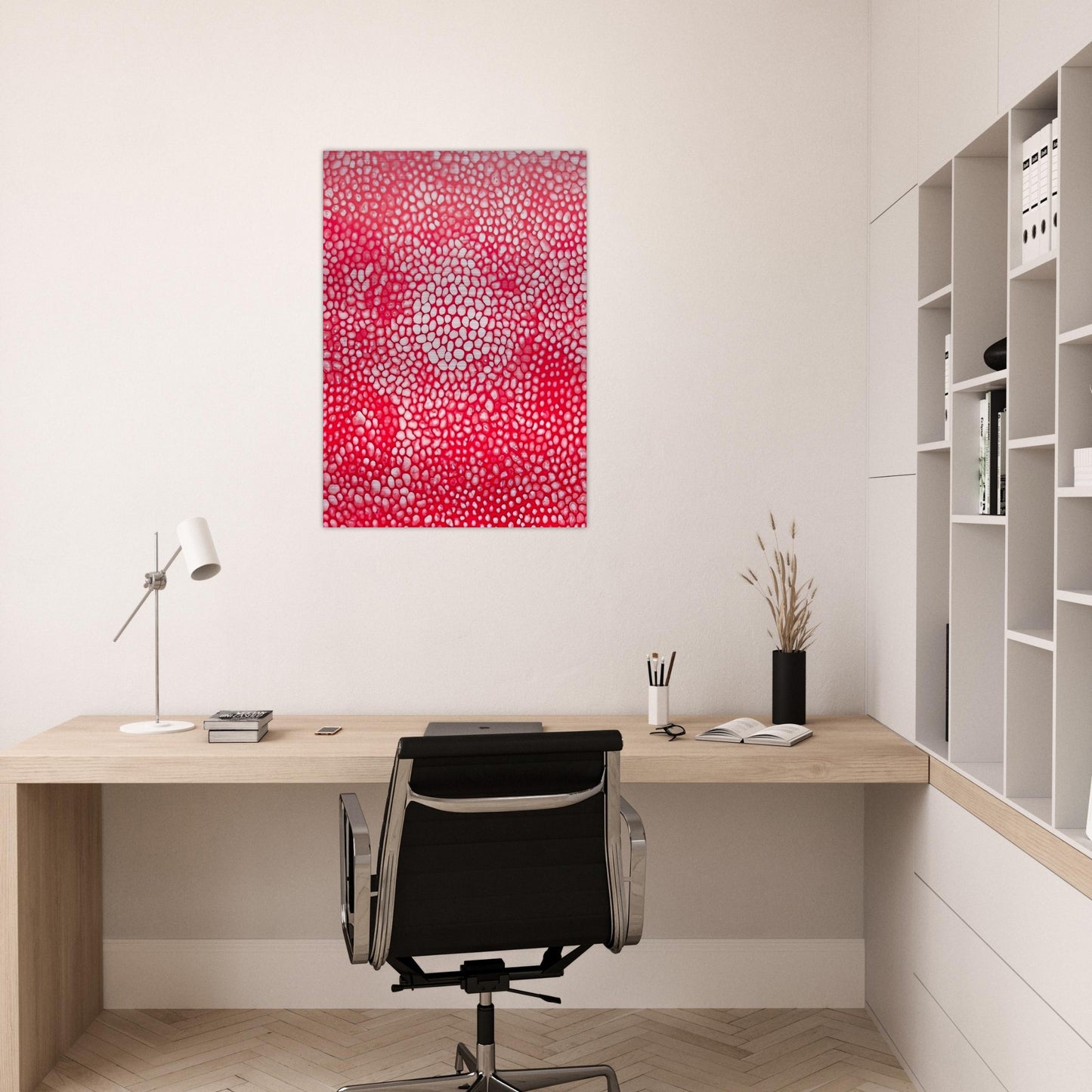 SUNLIGHT 1998 - Yayoi Kusama Brushed Aluminum Print - 70x100 cm / 28x40 inches | Yayoi Kusama Aluminum Print | Yayoi Kusama Prints