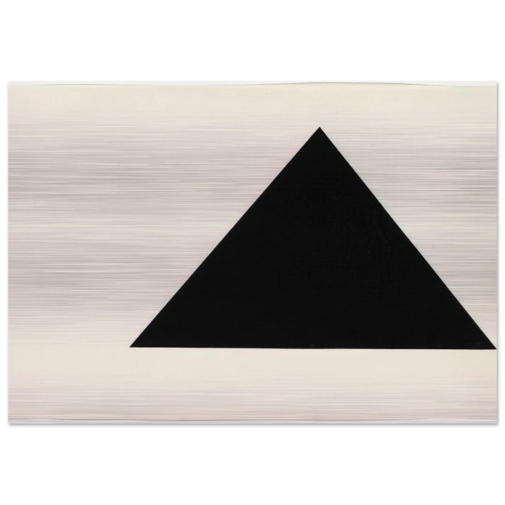 Triangle Form - Ellsworth Kelly Brushed Aluminum Print - 70x100 cm / 28x40 inches | Ellsworth Kelly Aluminum Print | Ellsworth Kelly Prints