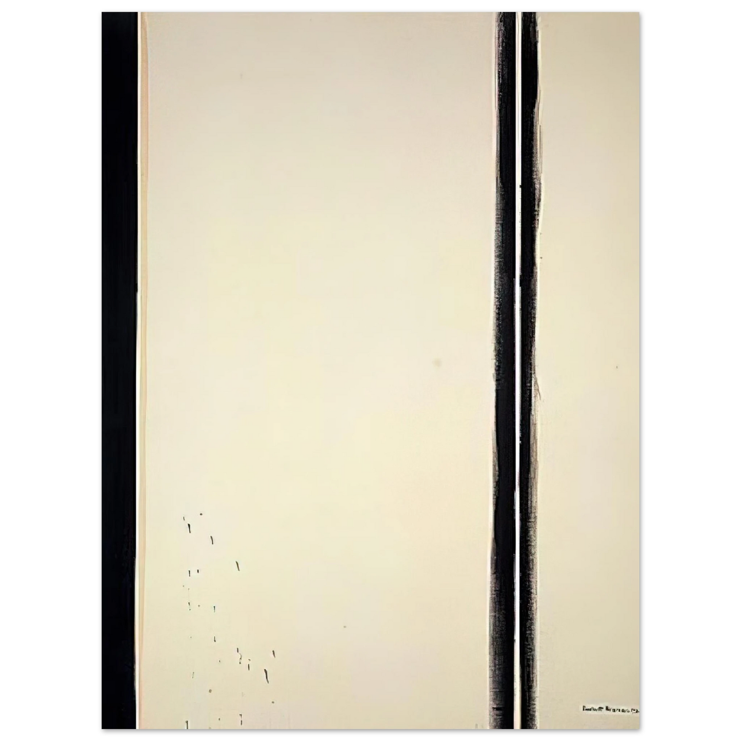 Barnett Newman - The Station of the Cross - Fourth Station 75x100 cm / 30x40inches Fine Art Poster