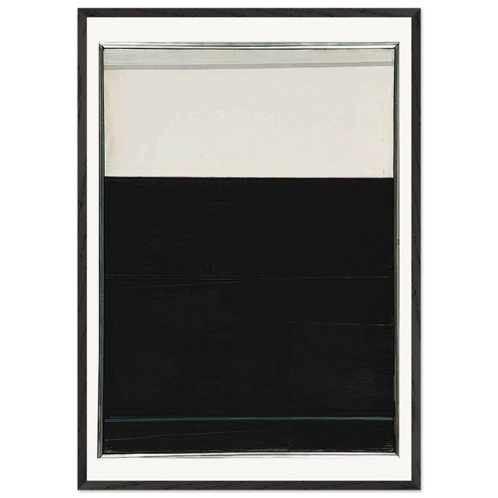 Provincetown Summer 1966 I - 1966 N2 - Edward Corbett 70x100 cm / 28x40 inches Framed Art Print – Black Wooden Frame