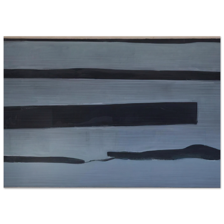 Untitled - 1956 - Donald Judd Brushed Aluminum Print - 70x100 cm / 28x40 inches | Donald Judd Aluminum Print | Donald Judd Prints