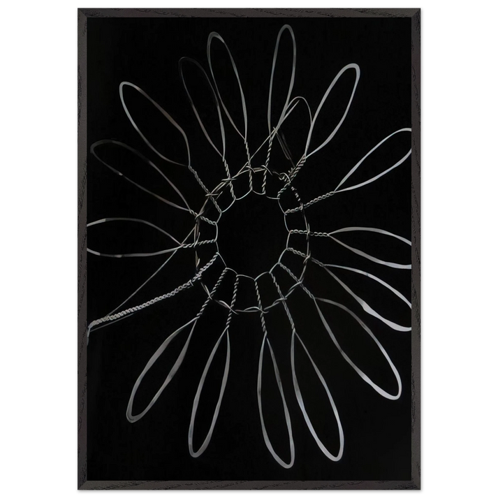 BROOCH 1936 - Alexander Calder 70x100 cm / 28x40 inches Framed Art Print – Black Wooden Frame