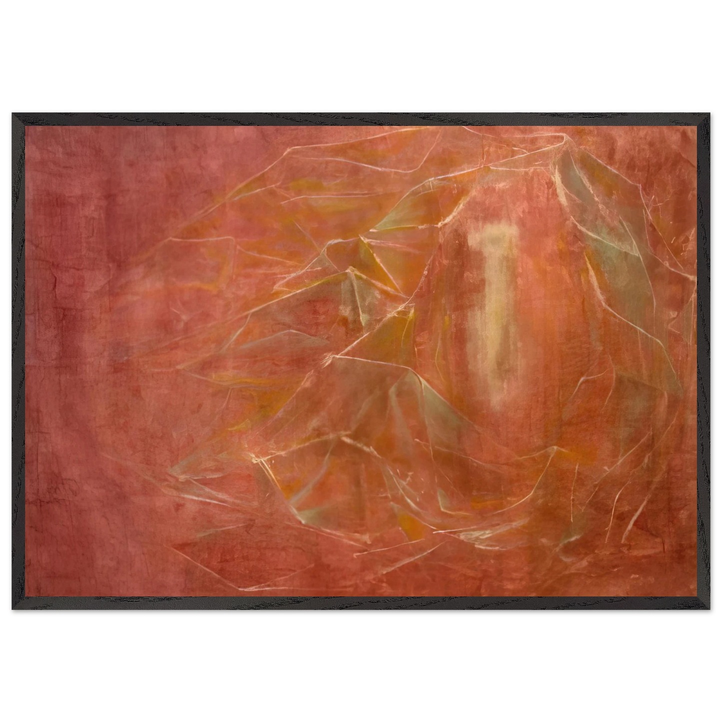 Vessel in a Drift of Diamond Light in the Sky of the Mind - 1944 - Morris Graves 70x100 cm / 28x40 inches Framed Art Print – Black Wooden Frame
