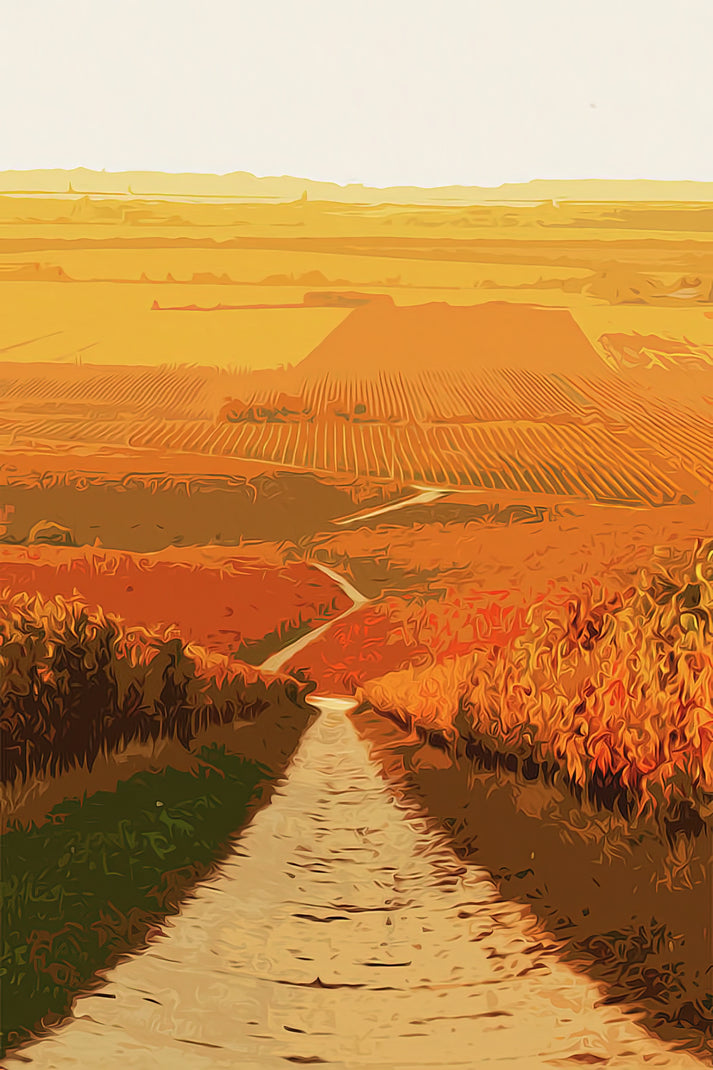 Golden Fields Art Print | Premium Fine Art Reproduction | RedKalion