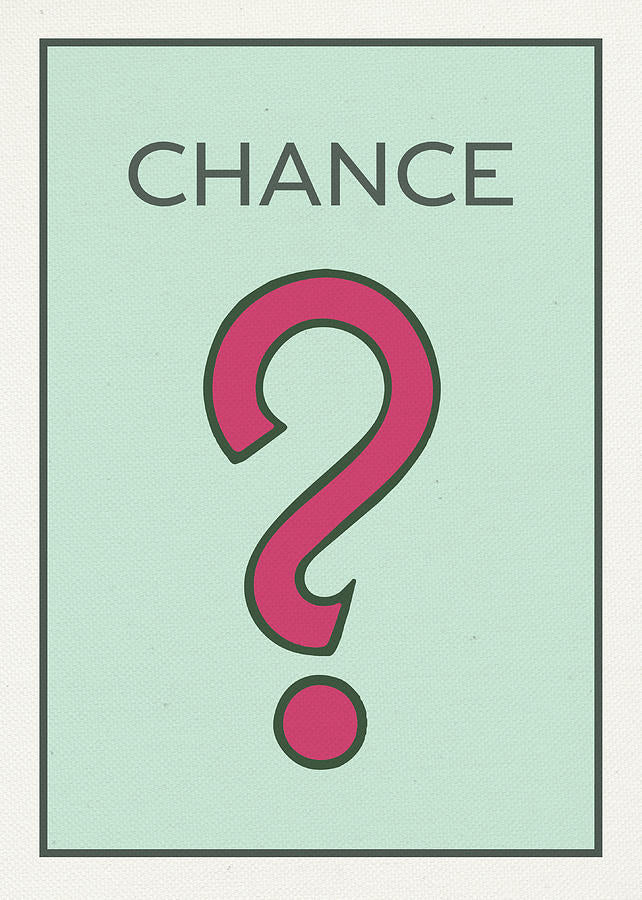 Monopoly Chance Card Art Print | Vintage Game Theme Fine Art Print | RedKalion