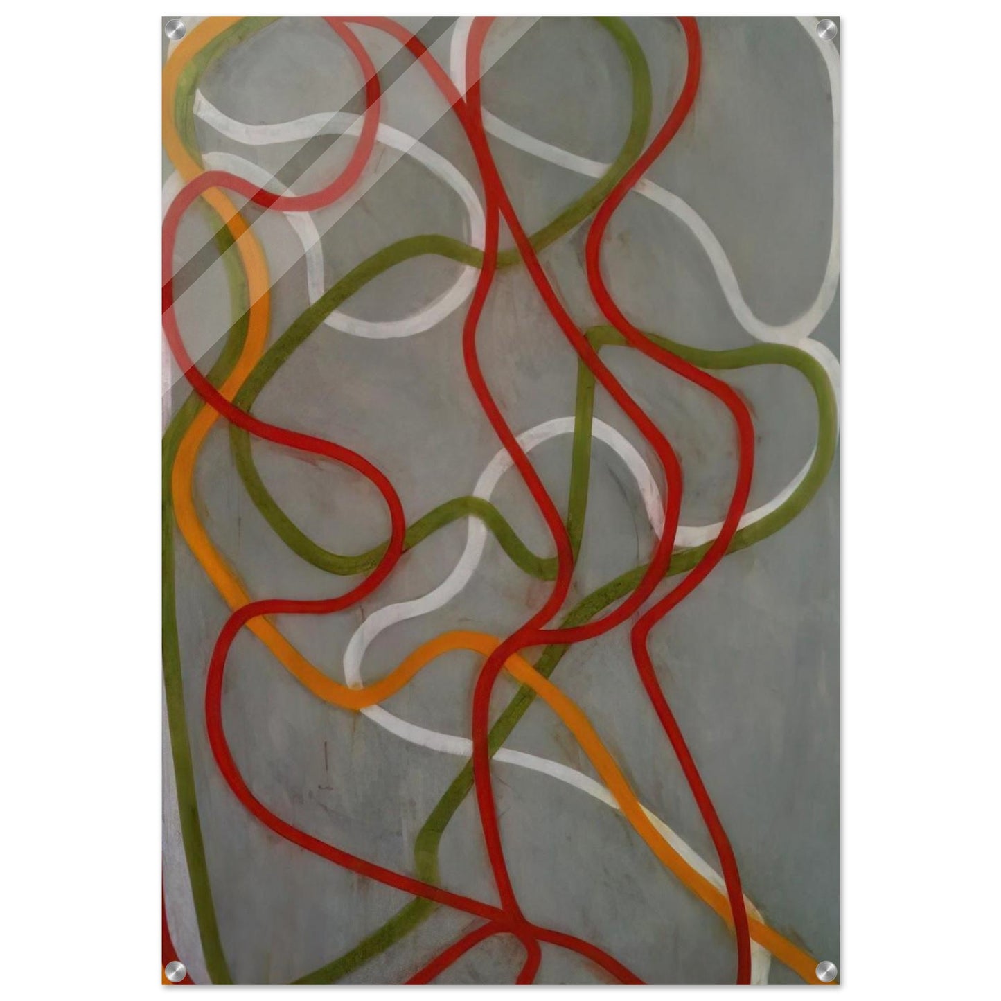 The Attended - 1999 - Brice Marden Acrylic Print - 70x100 cm / 28x40″ inches | Brice Marden Wall Art | Brice Marden Prints