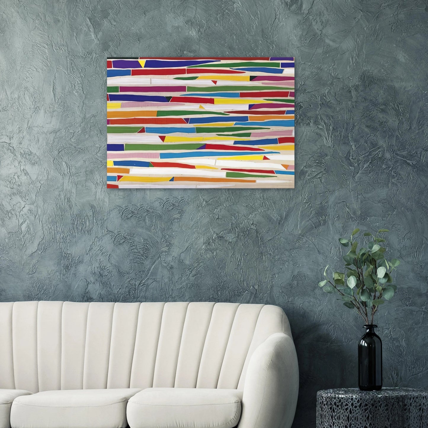 Composite - Color Field Painting - Piero Dorazio Brushed Aluminum Print - 70x100 cm / 28x40 inches | Piero Dorazio Aluminum Print | Piero Dorazio Prints