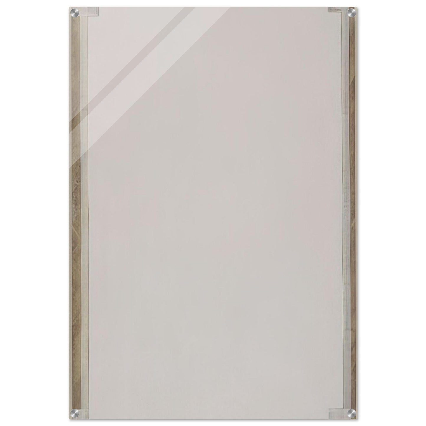 Record - Robert Ryman Acrylic Print - 70x100 cm / 28x40″ inches