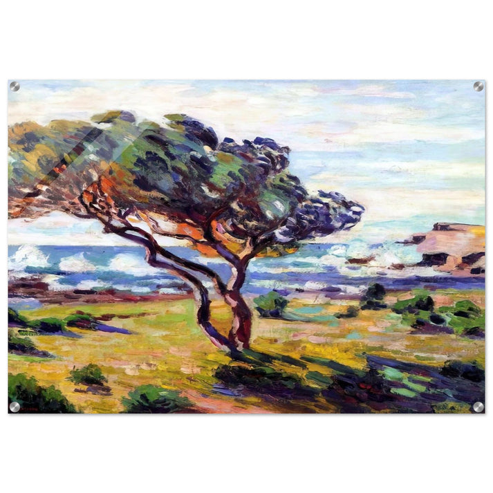 Rafales de vent, Le Brusc - 1911 - Armand Guillaumin Acrylic Print - 70x100 cm / 28x40″ inches | Armand Guillaumin Wall Art | Armand Guillaumin Prints