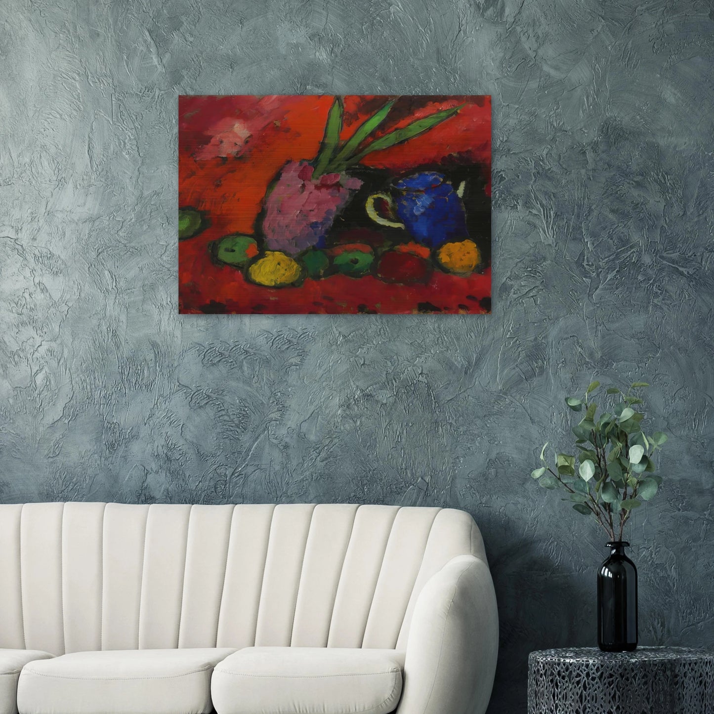 STILL LIFE 1912 - Alexej von Jawlensky Brushed Aluminum Print - 70x100 cm / 28x40 inches | Alexej von Jawlensky Aluminum Print | Alexej von Jawlensky Prints