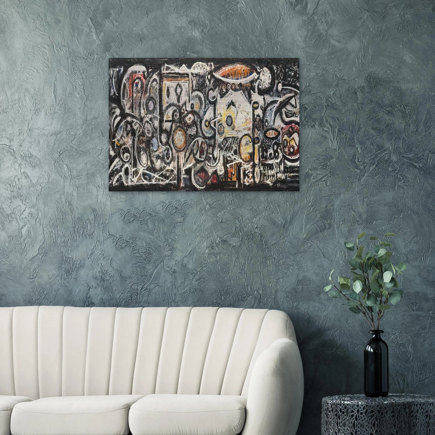 Fugue Number 2 - Richard Pousette-Dart Brushed Aluminum Print - 70x100 cm / 28x40 inches | Richard Pousette-Dart Aluminum Print | Richard Pousette-Dart Prints