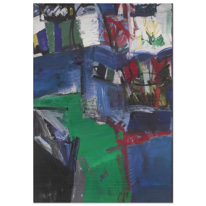SHINNECOCK CANAL 1957 - Grace Hartigan Brushed Aluminum Print - 70x100 cm / 28x40 inches | Grace Hartigan Aluminum Print | Grace Hartigan Prints
