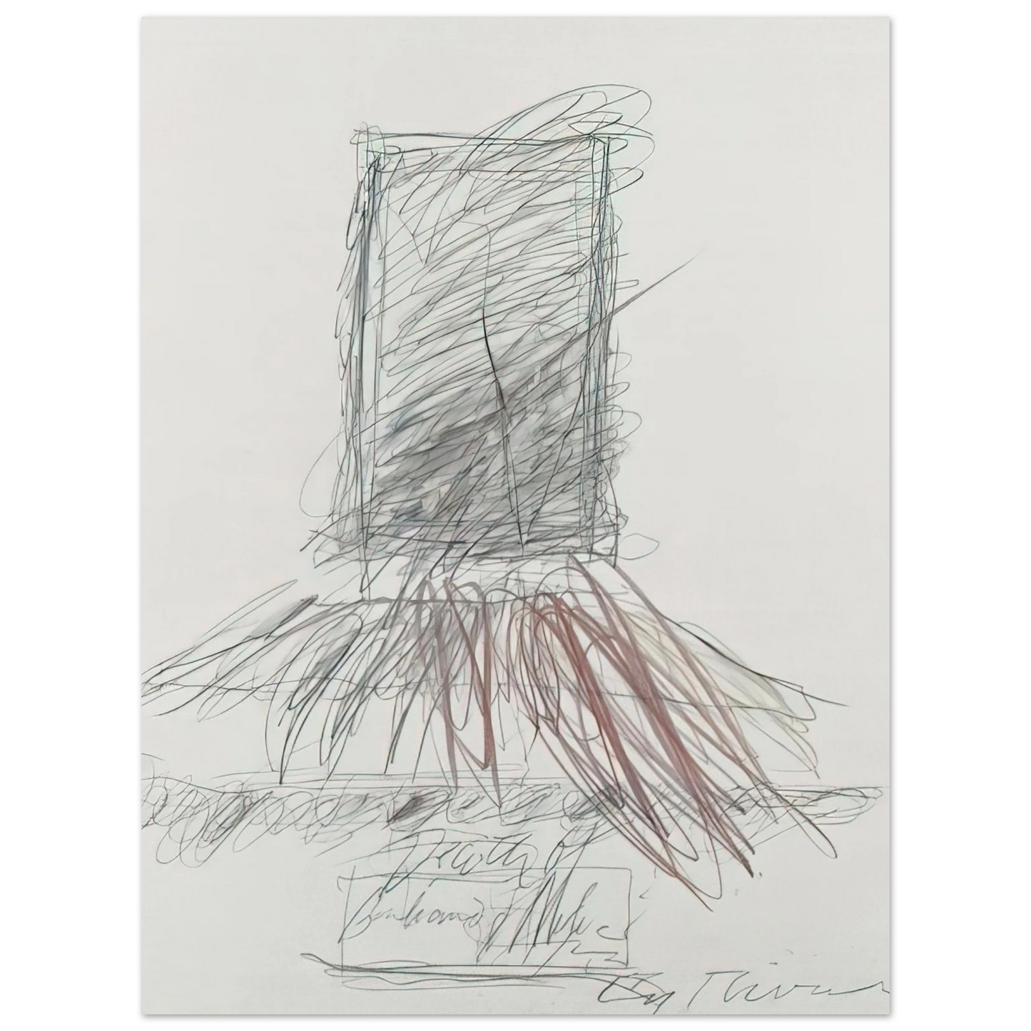 Cy Twombly - Death of Giuliano De'Medici 75x100 cm / 30x40inches Fine Art Poster