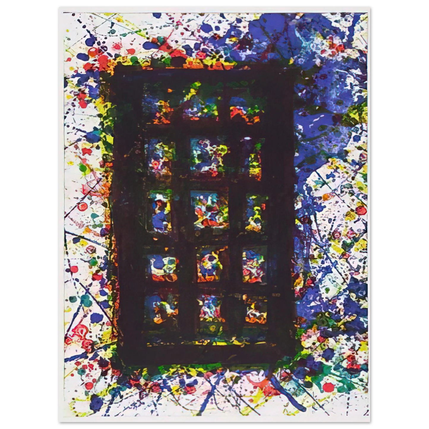 Sam Francis - Concert Hall Set II 75x100 cm / 30x40inches Fine Art Poster