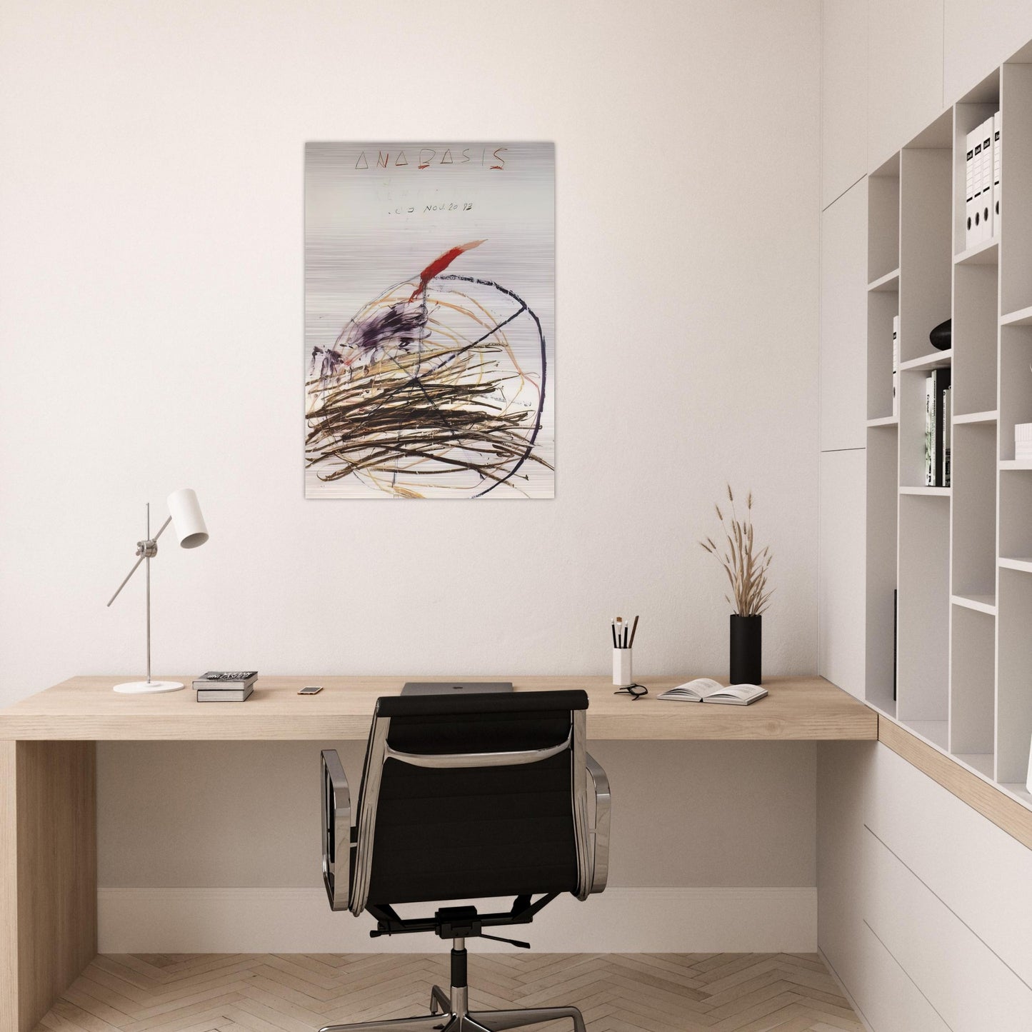 Anabasis Xenephon - Cy Twombly Brushed Aluminum Print - 70x100 cm / 28x40 inches | Cy Twombly Aluminum Print | Cy Twombly Prints