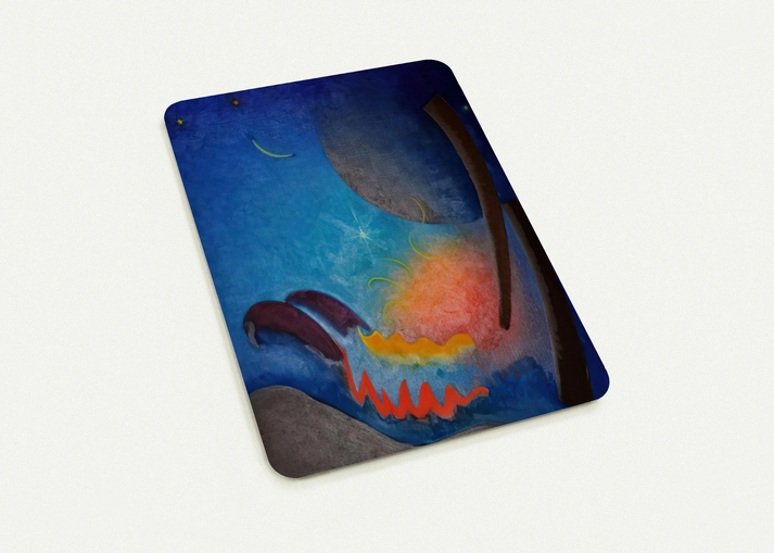 Night Fires - Precisionism By Agnes Lawrence Pelton Pack of 10 Post Cards | Agnes Lawrence Pelton Post Cards | A6 (10.5 x 14.8 cm) - 4.1 x 5.8 inches