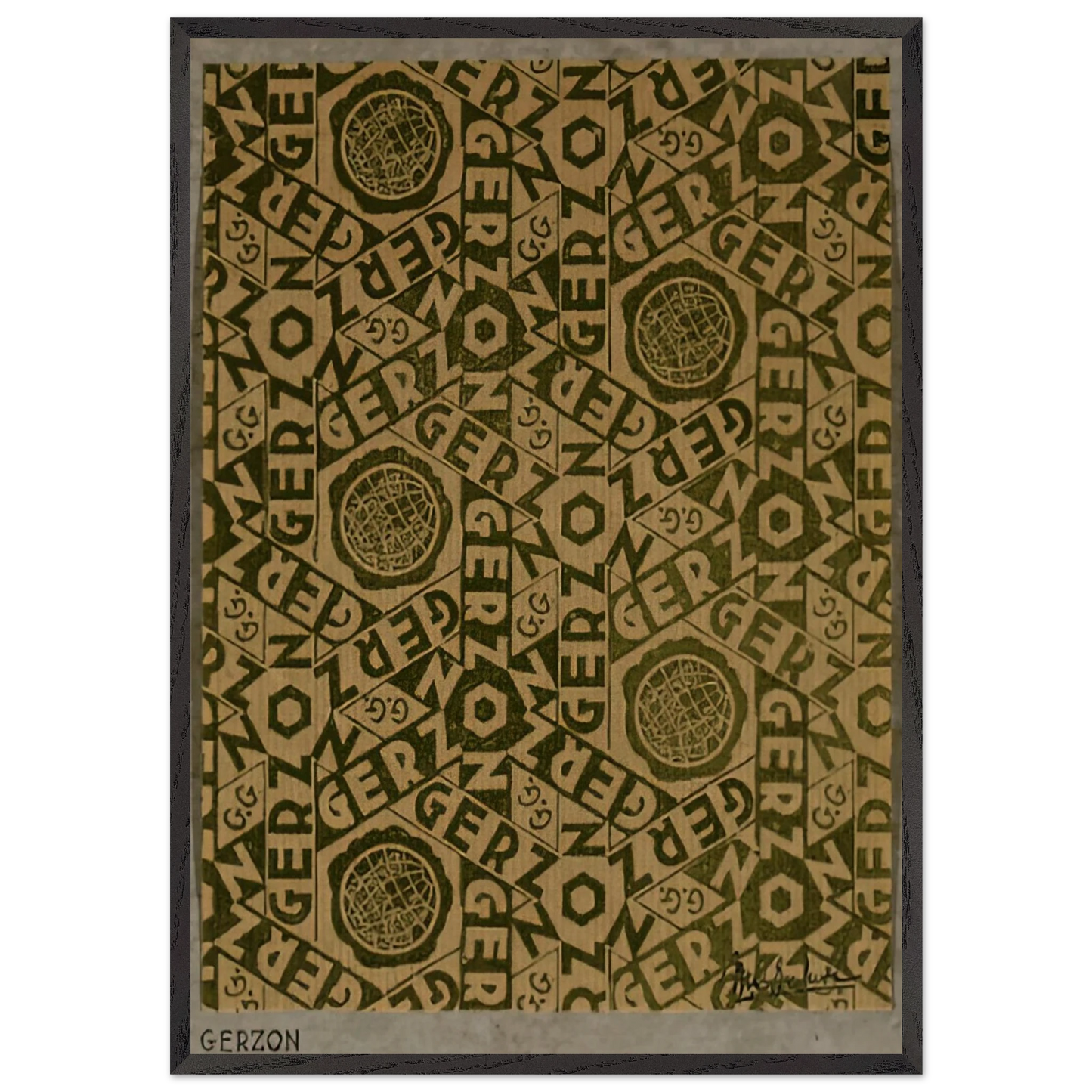 ESCHER 19 - MC Escher 70x100 cm / 28x40 inches Framed Art Print – Black Wooden Frame | Maurits Cornelis Escher Prints