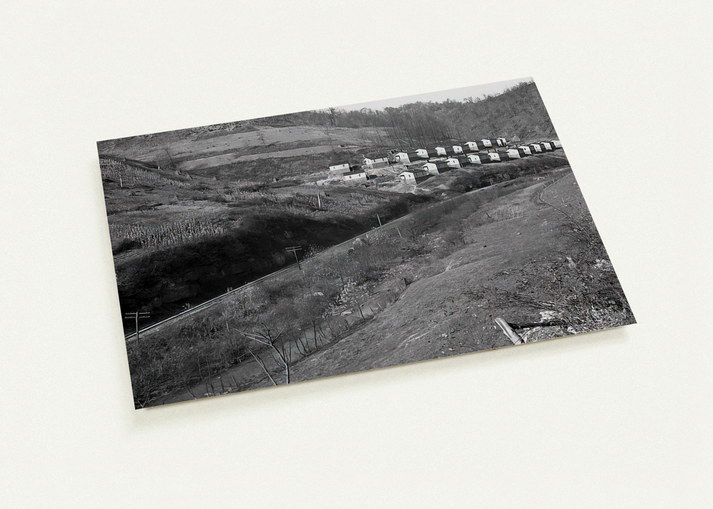 COAL COMPANY TOWN IN JENKINS 1935 By Ben Shahn Pack of 10 Post Cards | Ben Shahn Post Cards | A6 (10.5 x 14.8 cm) - 4.1 x 5.8 inches