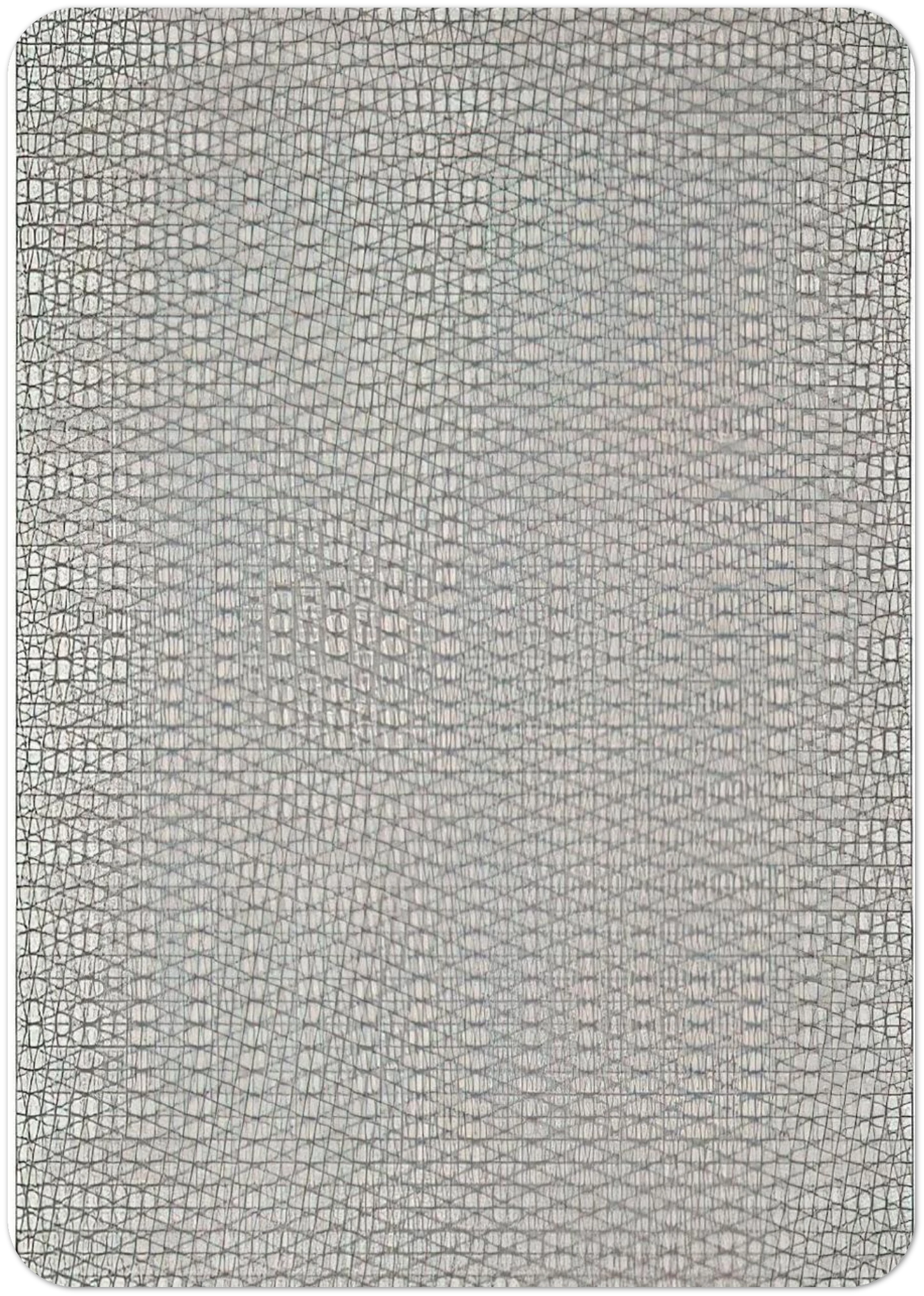 3 grillages superposés 0°, 15°, -15° - 1959 By Francois Morellet Pack of 10 Post Cards | Francois Morellet Post Cards | A6 (10.5 x 14.8 cm) - 4.1 x 5.8 inches