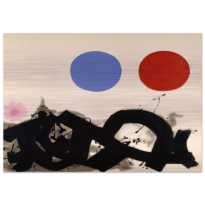 Rolling - 1961 - Adolph Gottlieb Brushed Aluminum Print - 70x100 cm / 28x40 inches | Adolph Gottlieb Aluminum Print | Adolph Gottlieb Prints