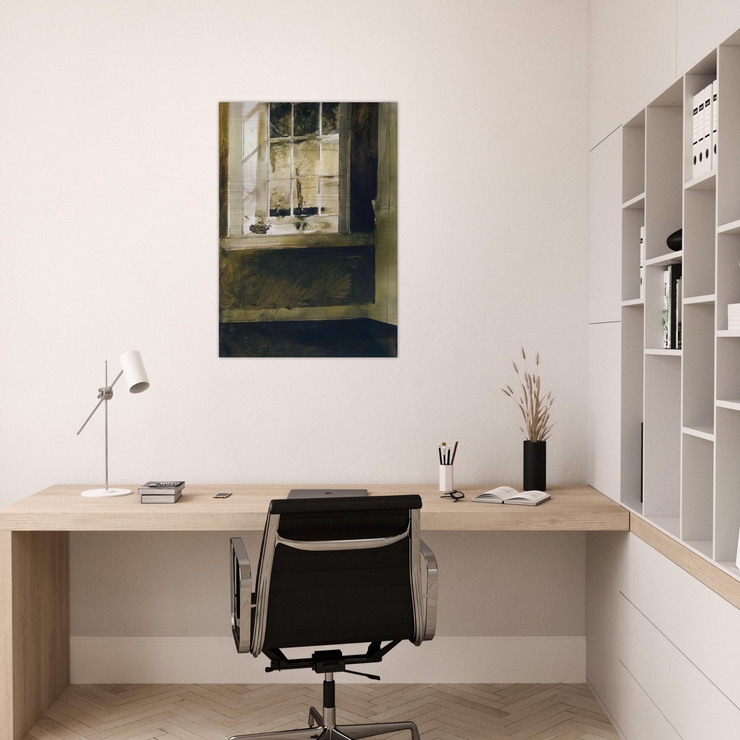 GROUNDHOG DAY 4 - Andrew Wyeth Brushed Aluminum Print - 70x100 cm / 28x40 inches | Andrew Wyeth Aluminum Print | Andrew Wyeth Prints