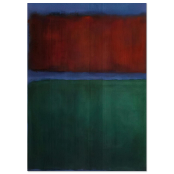 Mark Rothko - Earth and Green - 1955 Wall Art - 30x40 cm / 12x16 inches - Fine Art Poster-canvas - -