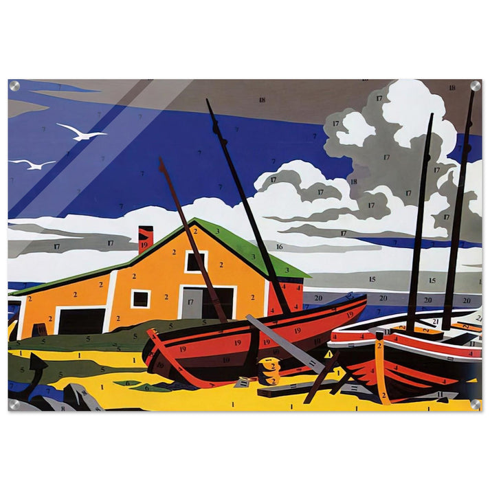 Do It Yourself Seascape - Andy Warhol Acrylic Print - 70x100 cm / 28x40″ inches