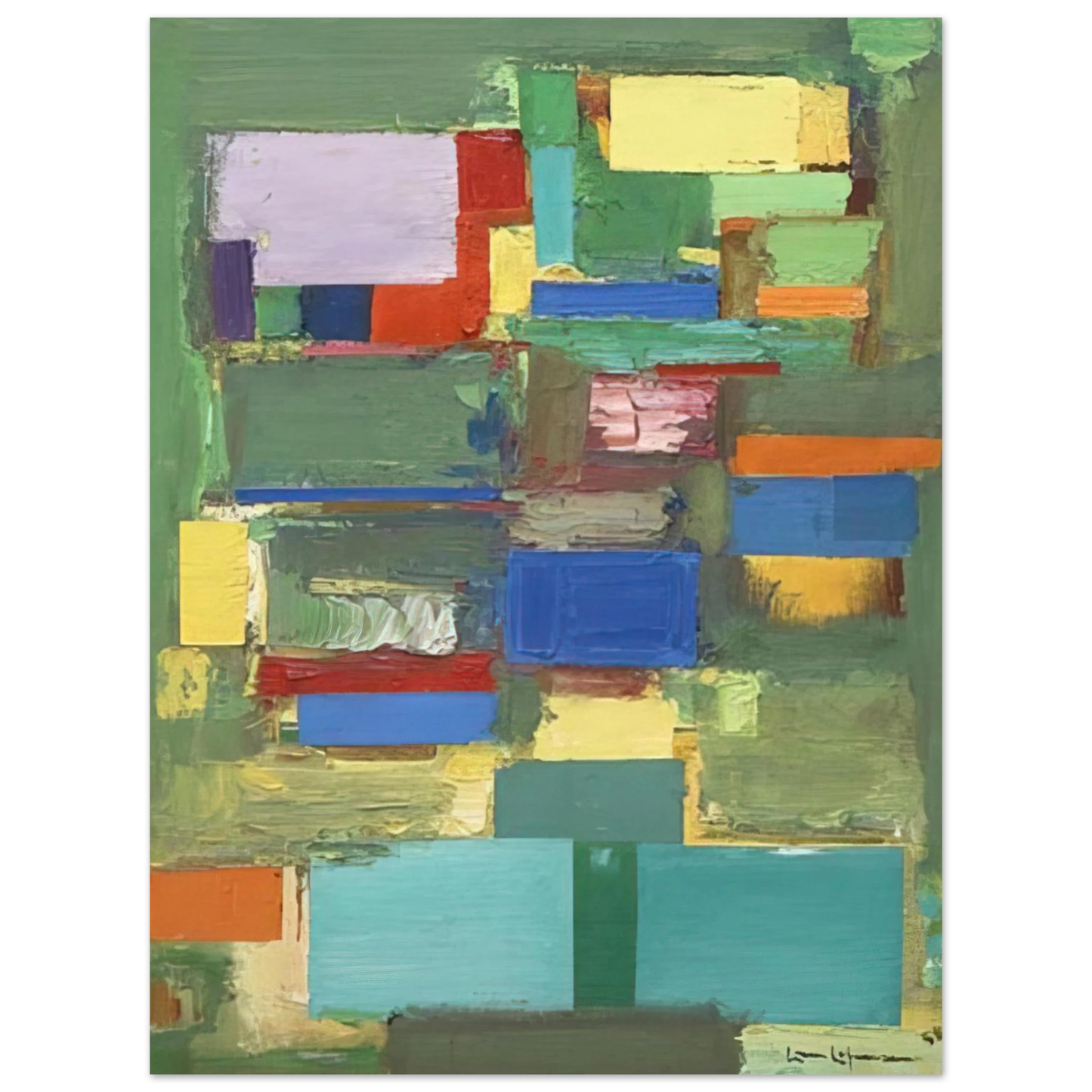 Hans Hofmann - Morning Mist 75x100 cm / 30x40inches Fine Art Poster