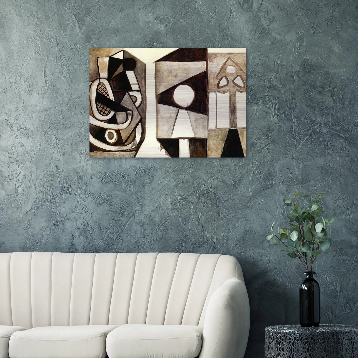 Armchair California - Pablo Picasso Brushed Aluminum Print - 70x100 cm / 28x40 inches | Pablo Picasso Aluminum Print | Pablo Picasso Prints