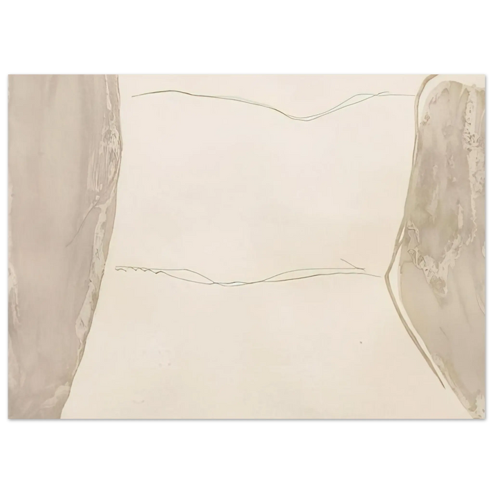 Helen Frankenthaler - Ponti - 1973 Wall art - 13x18 cm / 5x7 Inches - Premium Wooden Framed Poster With Fine Art Paper - Black frame