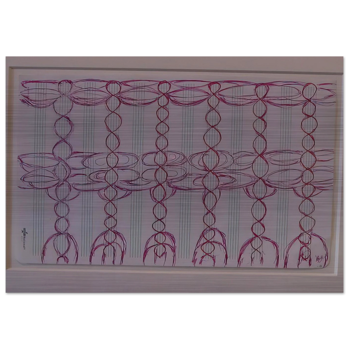 CHANGE THE DIRECTION OF THE MUSIC STAFF - Louise Bourgeois Brushed Aluminum Print - 70x100 cm / 28x40 inches | Louise Bourgeois Aluminum Print | Louise Bourgeois Prints