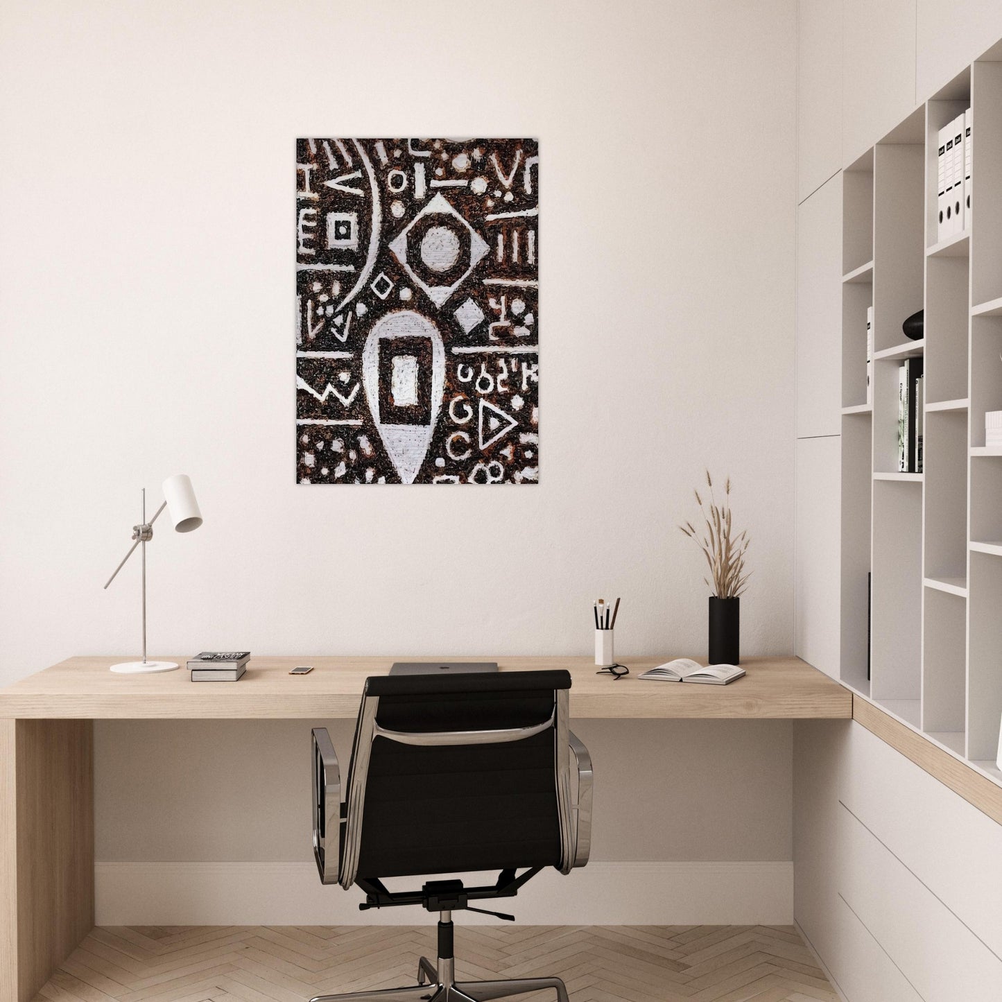 Inbalance of Time - 1992 - Richard Pousette-Dart Brushed Aluminum Print - 70x100 cm / 28x40 inches | Richard Pousette-Dart Aluminum Print | Richard Pousette-Dart Prints